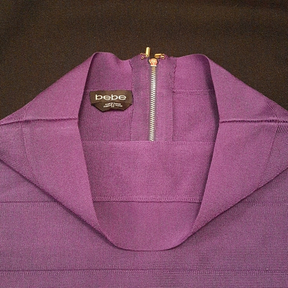 Purple bebe bandage skirt - Picture 2 of 2